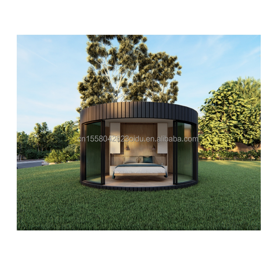 Family or Hotel 20ft or 40ft Prefabricated Wooden Houses Flat Pack Container with Steel and Sandwich Panel Main Structure