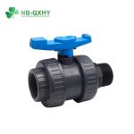 Thread Connection PVC Plastic Single Union Ball Valve for Water Supply in
