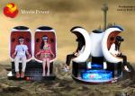 3 Seat 360 Virtual Reality 9D VR Cinema Cabin For Roller Coaster