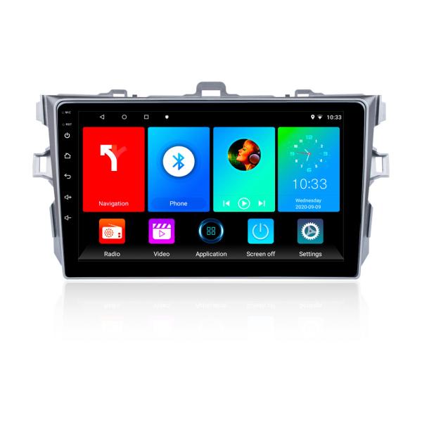 Capacitive Screen Phonelink Android Car Stereo Radio Player For Toyota Corolla