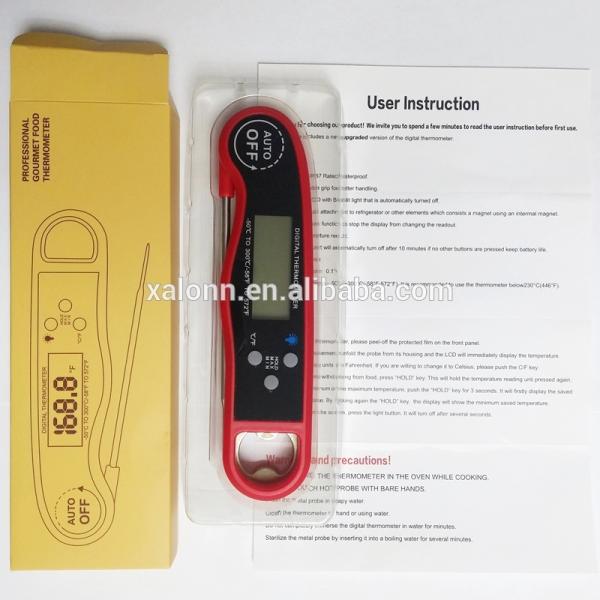 -50°C - 300°C Digital Barbecue Thermometer With Stainless Steel Probe