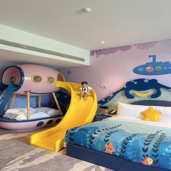 Small Family Vacation Slide Indoor Kids Slide for Kids' Activities