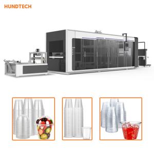 Wholesale PET 2mm Thickness Disposable Cup Making Machine Semi Automatic 120mm Depth from china suppliers