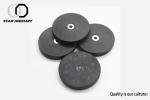 Taxi Roof LED Light Magnets , Neodymium Round Rubber Pot Magnet