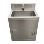 Customizable Single-Person Hand Wash Sink in 304 Stainless Steel for Disinfectio