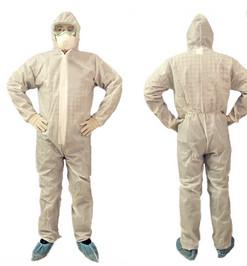 Wholesale Microporous Disposable Coverall Suit Disposable Protective Gowns Breathable from china suppliers