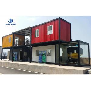 Wholesale Customized Color CAD/3D Prefab House for Luxury Modern Two Storey Container Buildings from china suppliers