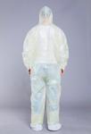 Dust Protective Knit Cuff Zipper Disposable Work Overalls