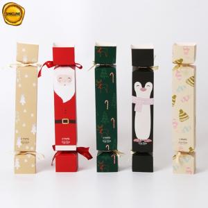 Wholesale Christmas Packaging 300gsm Candy Shape Cosmetic Packaging Box With Ribbon from china suppliers
