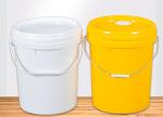 Round Five Gallon Plastic Buckets With Long Lasting UV Resistance