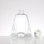 750ml Glass Bottle for Gin Tequila Brandy and Vodka Made of Super Flint Glass