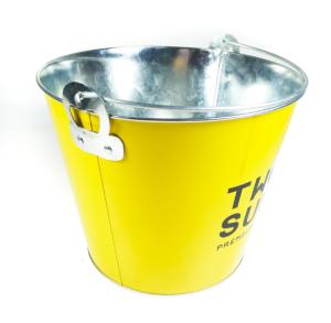 Wholesale Tinplate Metal Wine Bucket 5L Personalized Wine Chiller Bucket from china suppliers