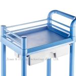 ABS Plastic One Drawer Medical Trolley Cart CE Approval