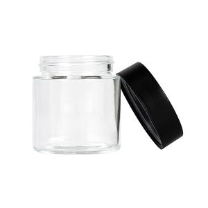 Wholesale Clear Glass Weed Jar Airtight Child Resistant Screw Lids For Dry Food Storage from china suppliers