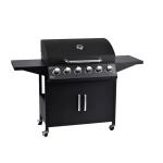 Large 60000btu 6 Burner Butane Gas BBQ Grill for Customizable Outdoor Barbecue