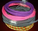 Polyster Pet Expandable Braided Sleeving Black For Electrical Cables / Power