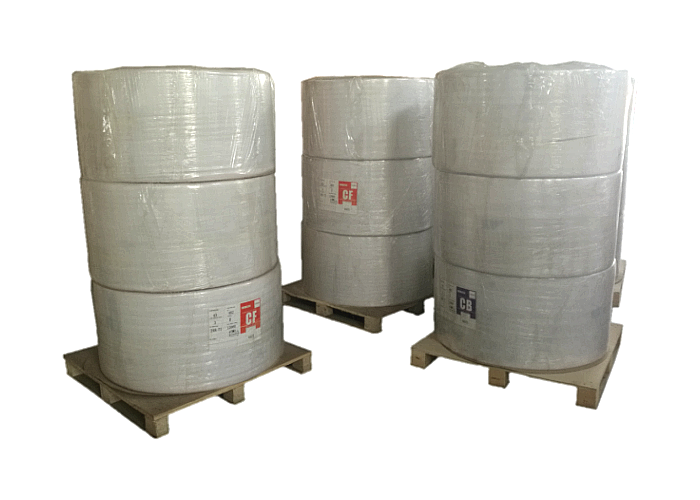 CB CF CFB Carbonless Paper In Reels Colorful Offset Printing 0.75-0.9 G/Cm3 Tensity