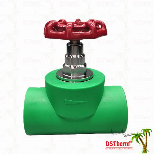 PPR Heavy Duty Stop Valve Globe Valve Adjust Flow Cryogenic Treatment Pass Seat