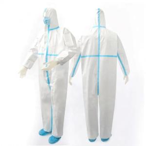 Wholesale SMS PPE Disposable Infection Control Suits Safety Protective Surgical Isolation Gown from china suppliers