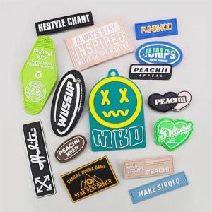 China Fashionable Bags Morale Rubber Patch Custom Silicone Waterproof 2mm Thickness on sale