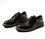Men Flats Gommino Driving Shoes In Suede , Round Toe Mens Black Leather Loafer