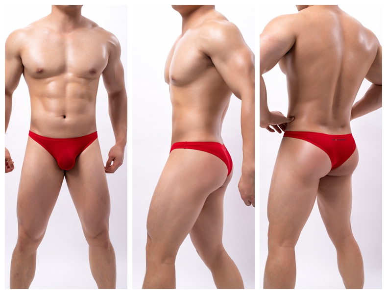 Breathable Most Comfortable Mens Underwear Low Waist 3D Pouch Bikini