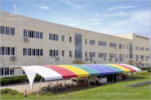 Wholesale Outdoor Fabric Tent Structures Car Shed Parking Canopy Sunshade Construction from china suppliers