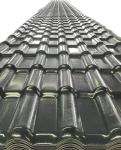 Anti UV ASA Synthetic Resin Roof Tile For Park Cover Villa Greenhouse Building