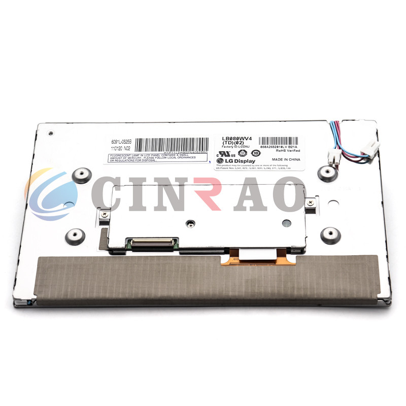 LB080WV4 TD 02 LCD Car Panel / 8 Inch LCD Panel Module High Definition