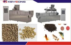 Wholesale Dry Dog Fish Cat Pet Food Making Machine Twin Screw Extruder Three Phase from china suppliers