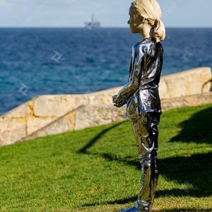 Wholesale Mirror Polished 316L Stainless Steel Statue Hand Forging Cast Metal Statue from china suppliers