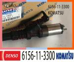 6156-11-3300 KOMATSU Diesel Engine Fuel Injector 6156-11-3300 095000-1211