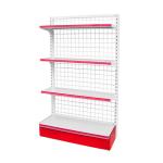 Supermarket Retail Store Metal Wire Mesh Gondola Shelving Wall Shelf Storage