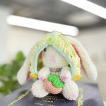 Beginners Crochet Kit for new year gift without necklace, Crochet Animal Kit,
