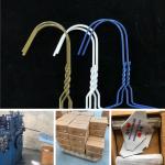 16inch 1.9mm Blue Color Wire Hanger For Dry Cleaners