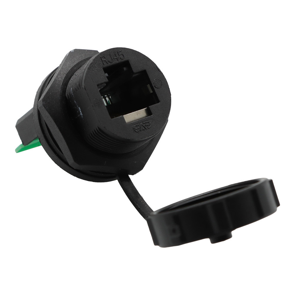RJ45 Plastic Material Communication Cable Connectors For Networking