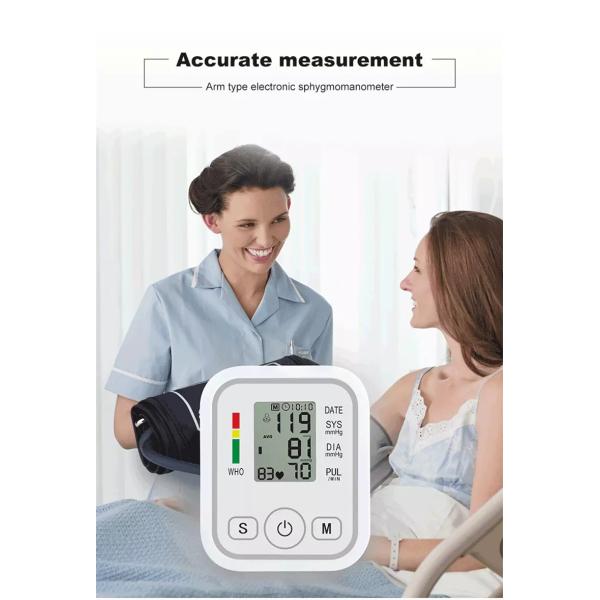 Desktop Upper Arm Voice Function Blood Pressure Monitor FDA CE Certificate