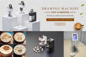 Wholesale Single Color Cake Coffee Art Printing Machine 15W Power from china suppliers