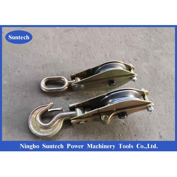 30kn Conductor Stringing Tools Steel Hoisting Tackle Block Pulley For Lifting