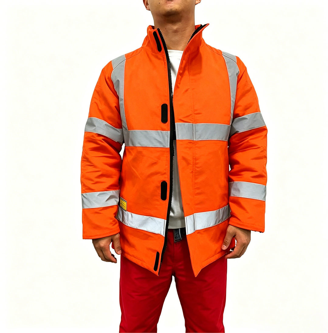Stain Resistant Protective Work Clothes Waterproof Water Jetting Safety Suit With Two Piece Design