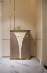High End Design High Gloss Veneer Living Room Cabinet Wooden Cupboard