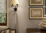 Modern Embossed Silver Pink Waterproof Vinyl Wall Covering For Home Decorating
