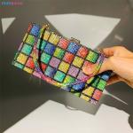 Square Elegant Party Evening Clutch Purse Handbag with Luxury Designer Crossbody