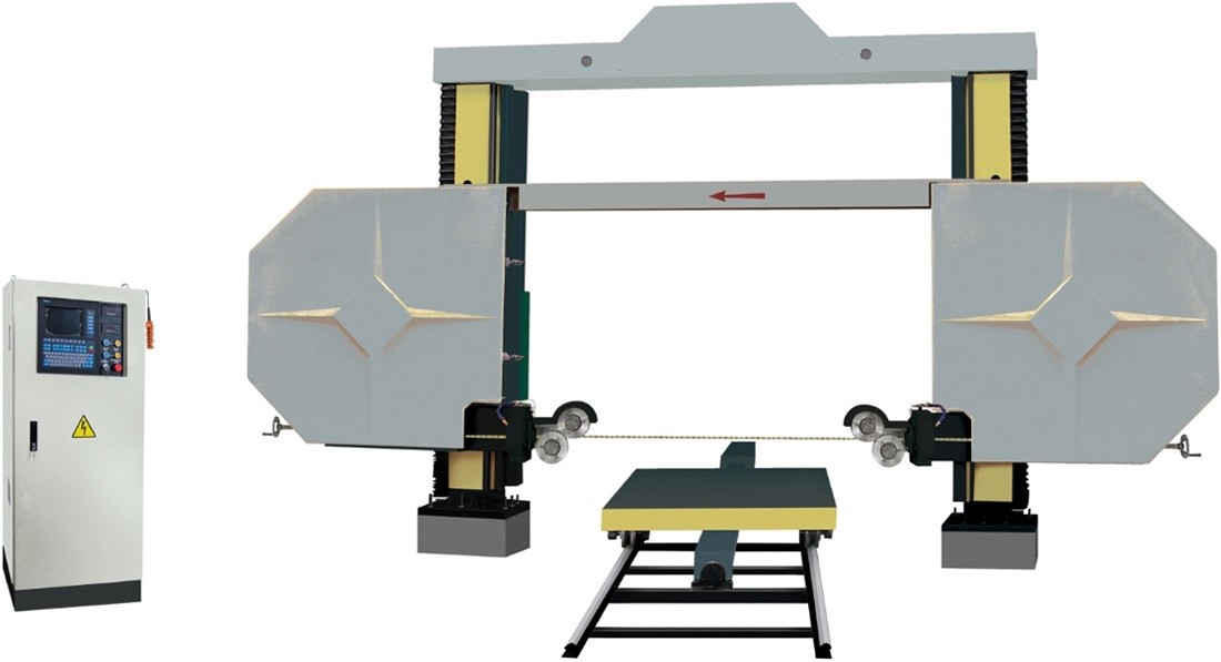 Wire Saw Machine For Stone Profiling