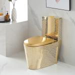 T&F OEM Bathroom Toilet Bowl Gold Ceramic One Piece Western Toilet