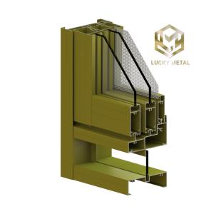 Wholesale High Strength Aluminum Door Frame Profile With Fireproof Insulation from china suppliers