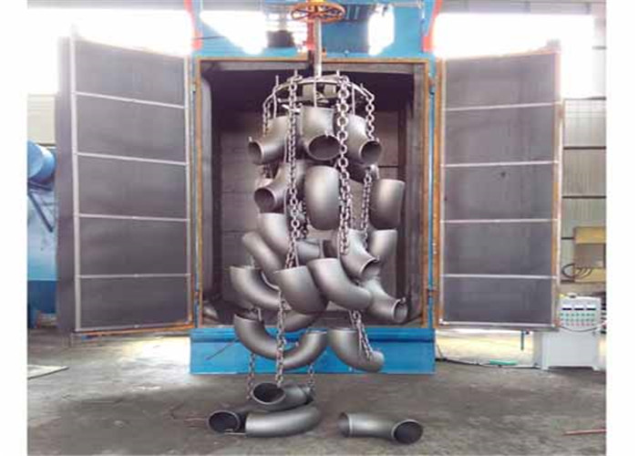 Steel Plate 2.2kw Hanger Type Shot Blasting Machine Automatic Transporting