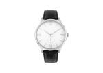 Stainless Steel Case Automatic Quartz Watch , Small Mens Leather Strap Watches