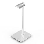 Aluminum Alloy 130g L100mm Silver Headphone Tablet Stand For Desk
