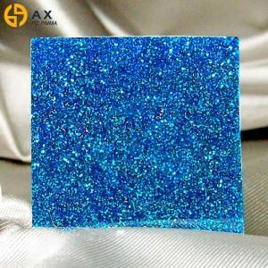 Wholesale Lake Blue PMMA 2mm Glitter Acrylic Sheet from china suppliers